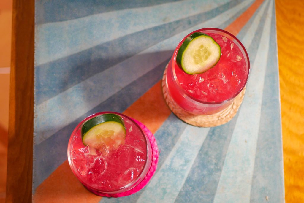 gin cucumber refreshing cocktail