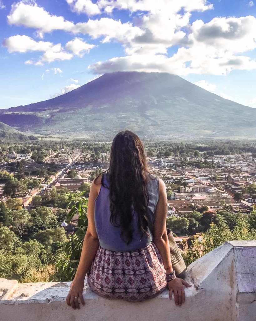 cerro de la cruz view antigua guatemala