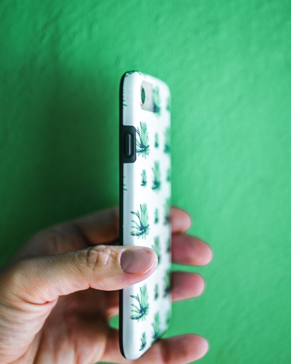 size view of mezcal phone case agave oaxaca