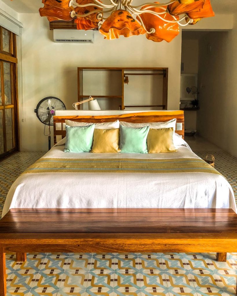 bedroom suite at bianni beuu playa estacahuite oaxaca
