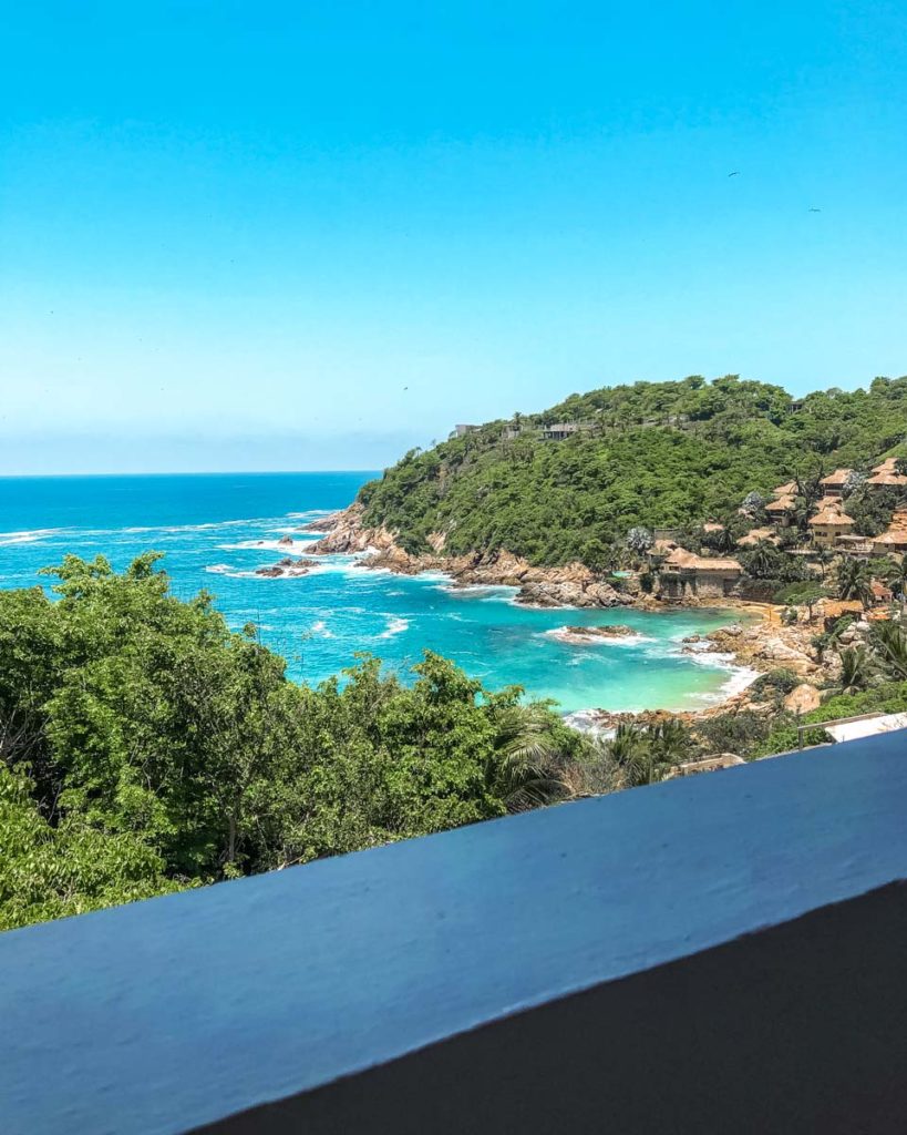 playa estacahuite oaxaca view from beautiful airbnb