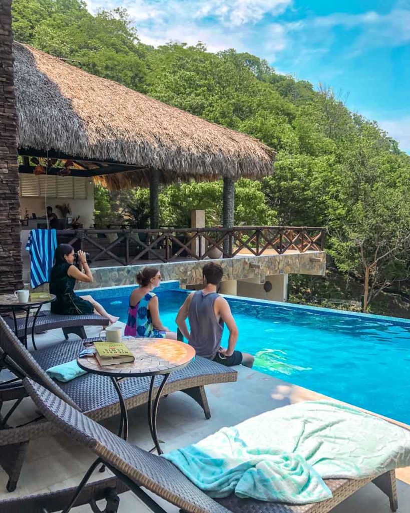 pool time at bb luxury house in playa estacahuite oaxaca