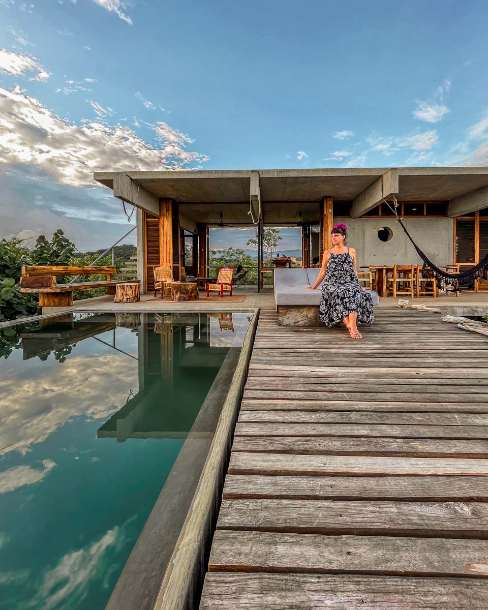 pool and outdoor seating puerto escondido