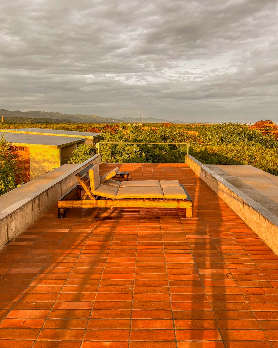 rooftop at casa maria punta pajaros airbnb