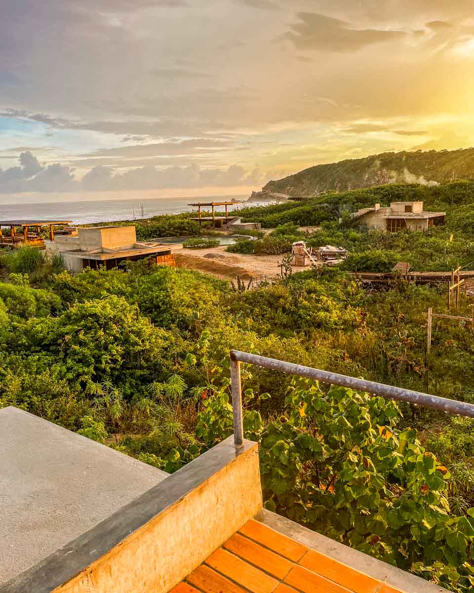 view from casas maria matilda rooftop punta pajaros