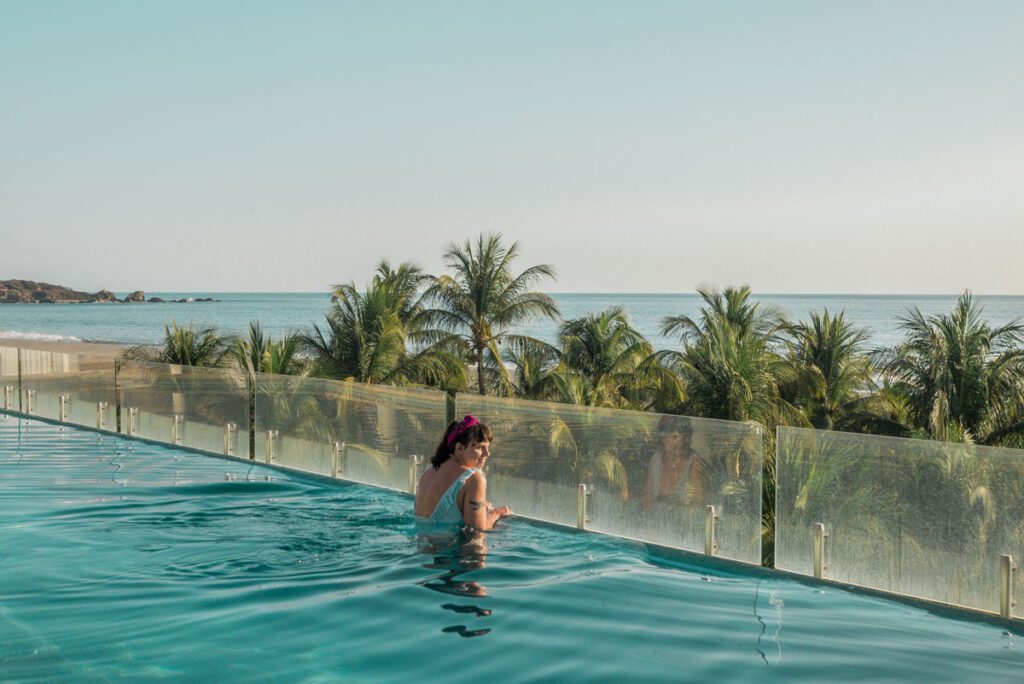 playa zicatela hotel beachfront pool